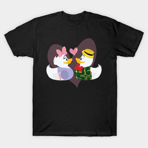 Mr.RUBBERduck Squeaks Out! T-Shirt by PinklyBee